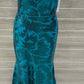 Teal Womens Women Size 14 Gown/Evening Wear