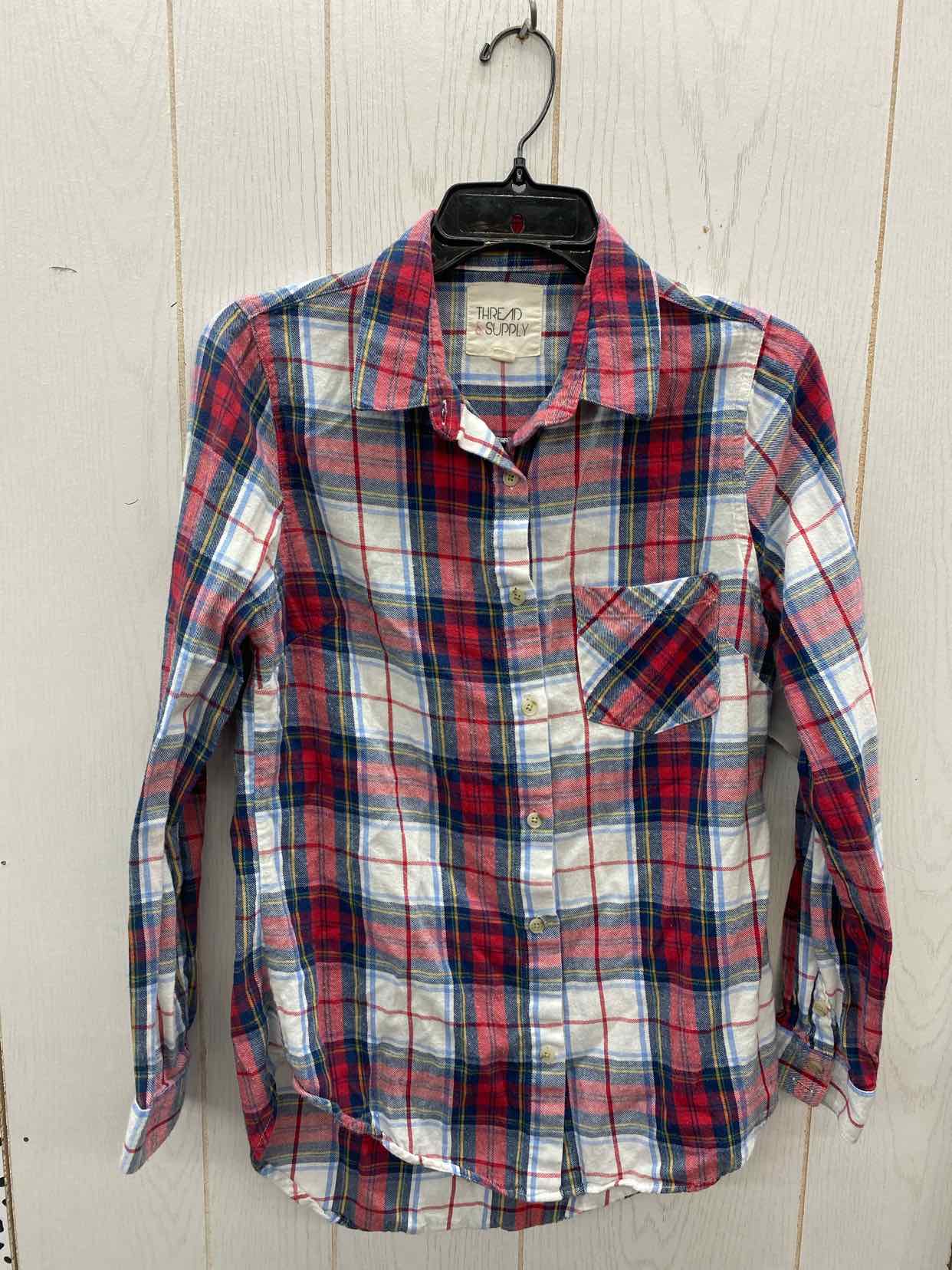 Thread + Supply Red Womens Size Small Shirt