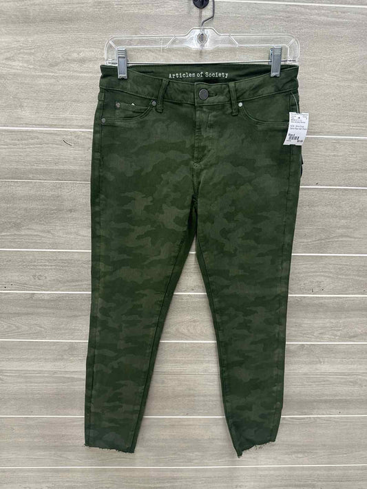 Articles of Society Size 4 Olive Womens Pants