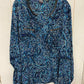 Rafaella Teal Womens Size XL Shirt