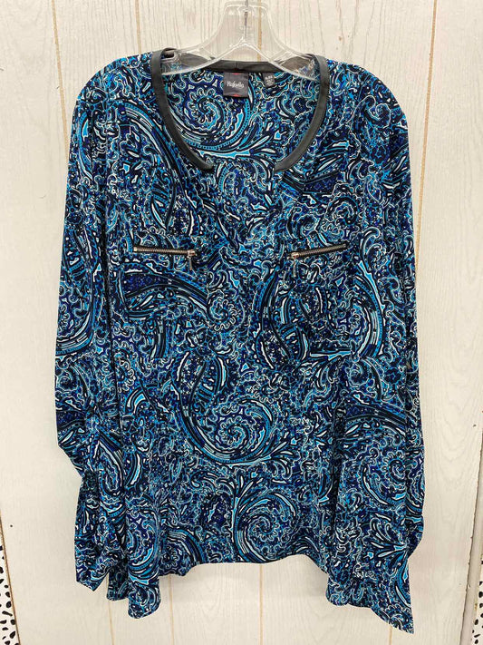 Rafaella Teal Womens Size XL Shirt