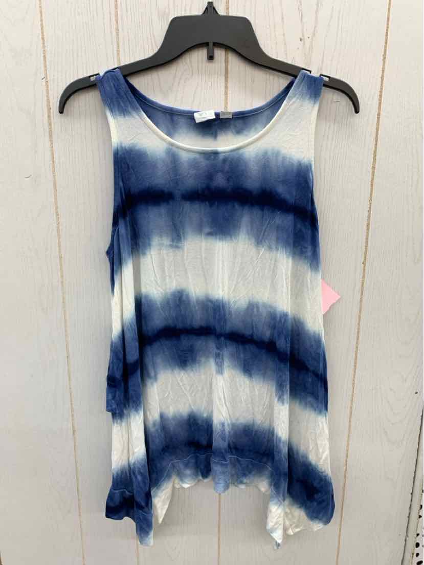 Blue Womens Size L Tank Top