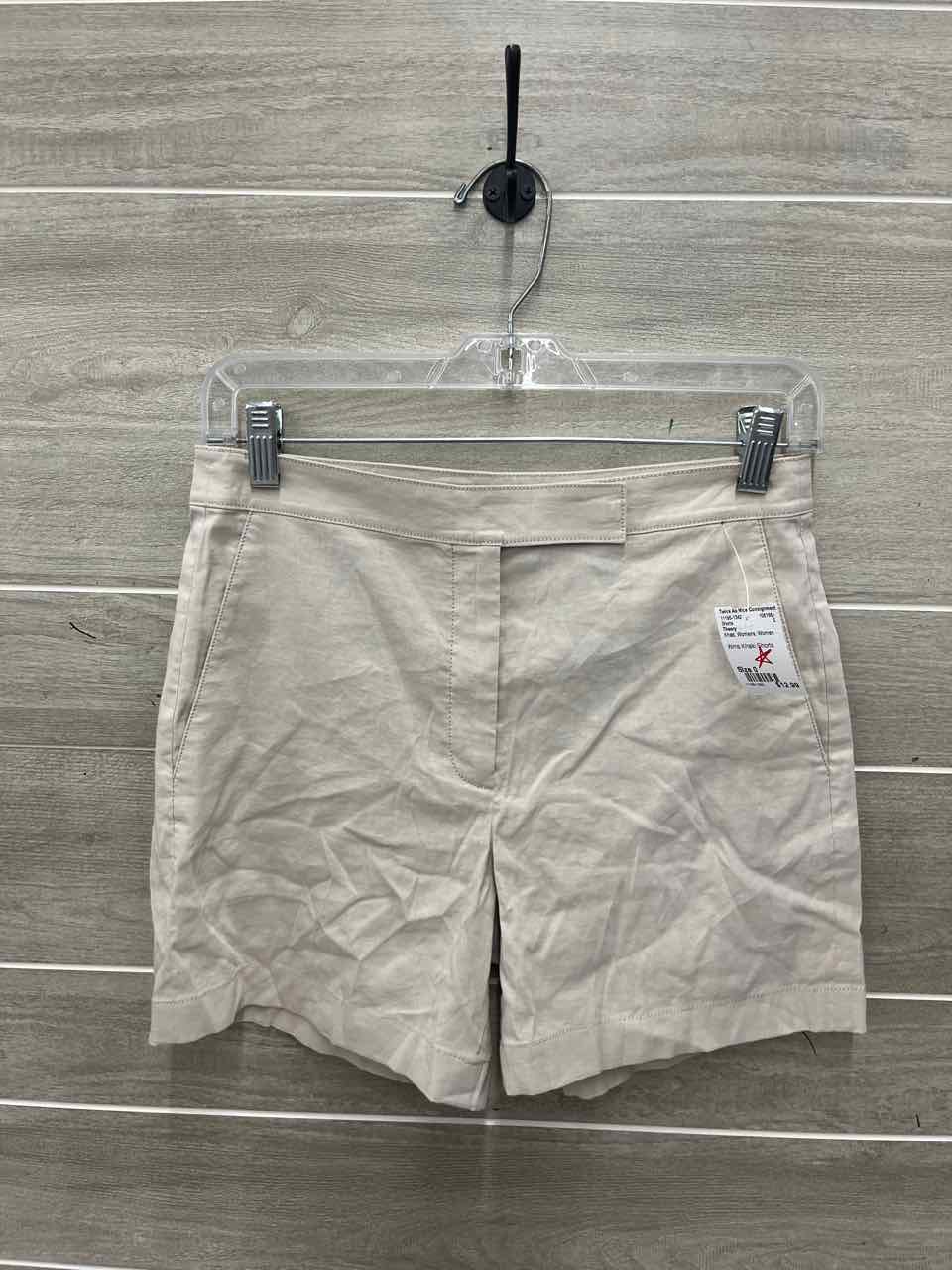 Theory Size 0 Khaki Womens Shorts