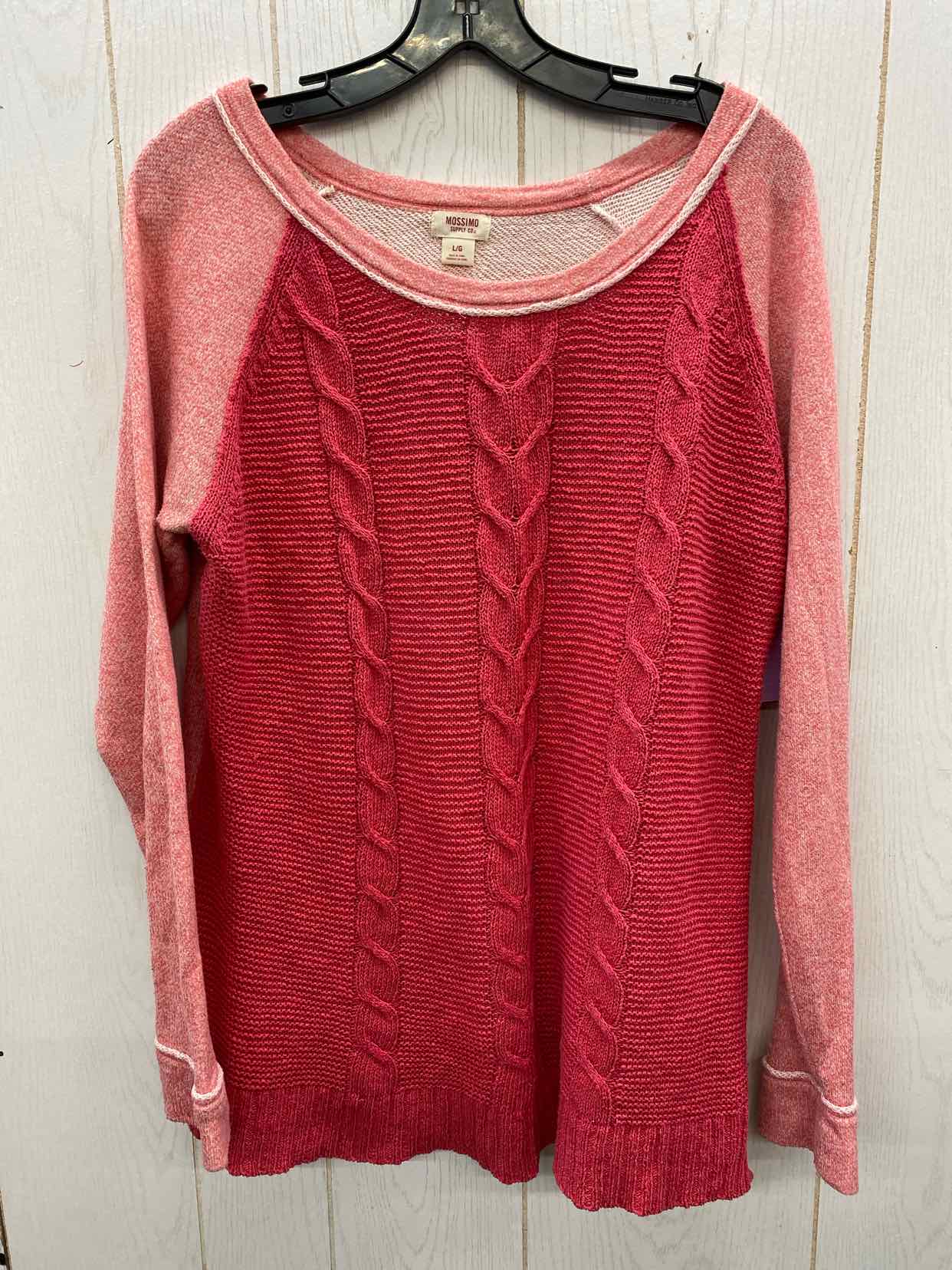 Mossimo Pink Womens Size L Sweatshirt