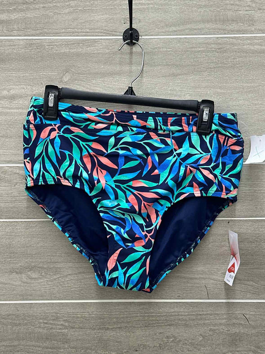 Lands End Blue Womens Size 10 Swimsuit