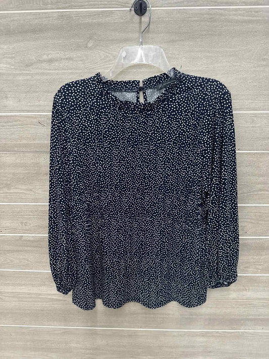 Adrianna Papell Size M Navy Womens Shirt