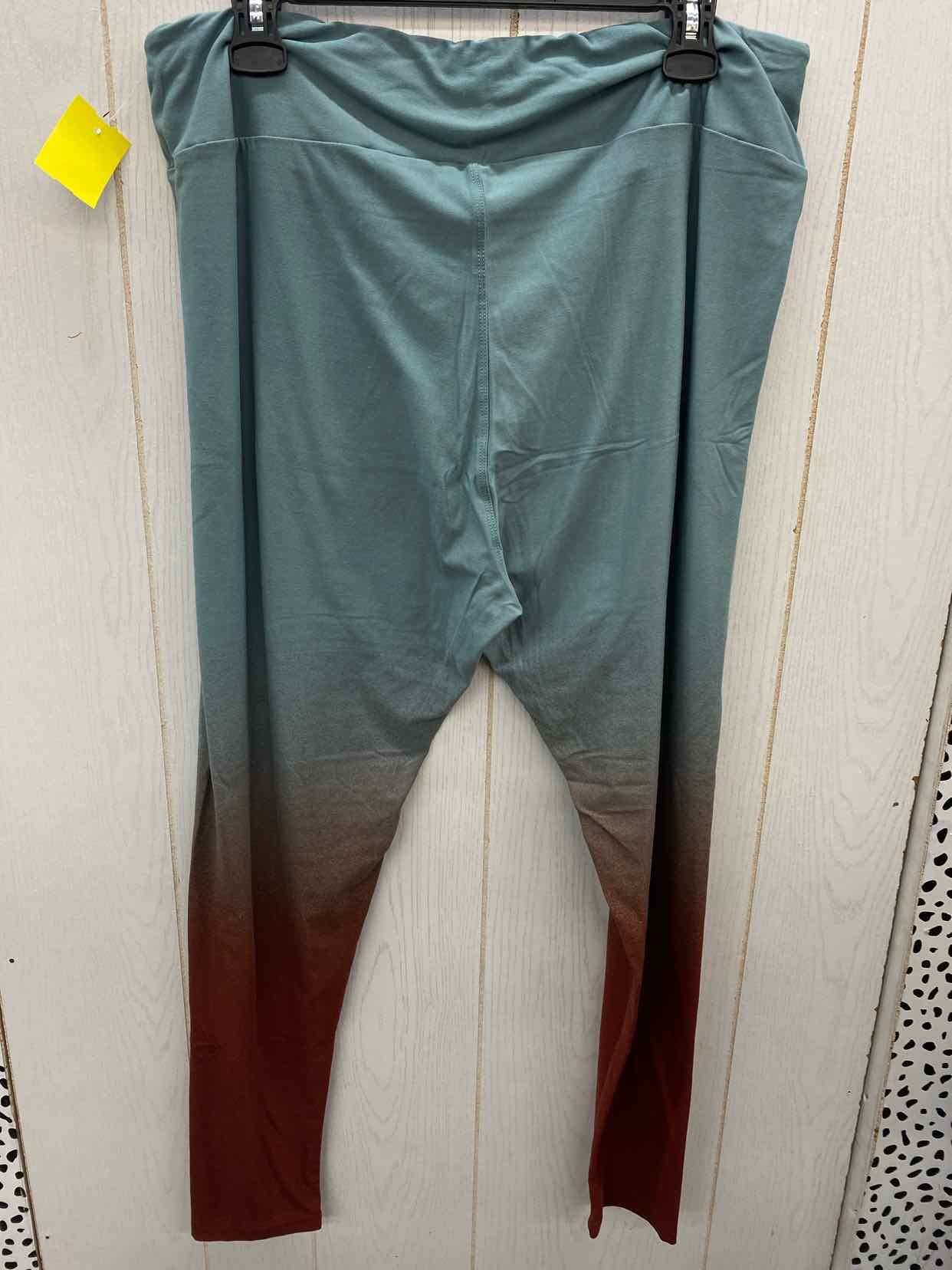 Lularoe Green Womens Size 2X Leggings