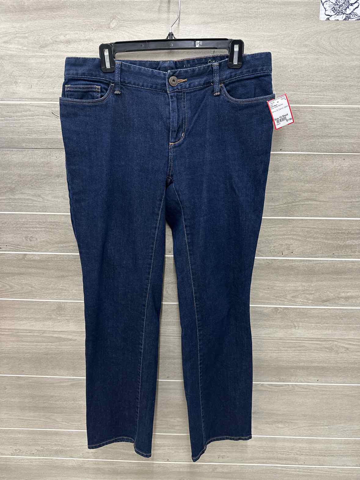 Eddie Bauer Size 10 Short Blue Petite Jeans