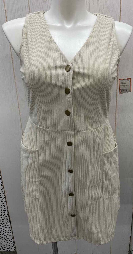 Monteau Beige Womens Size 10/12 Dress