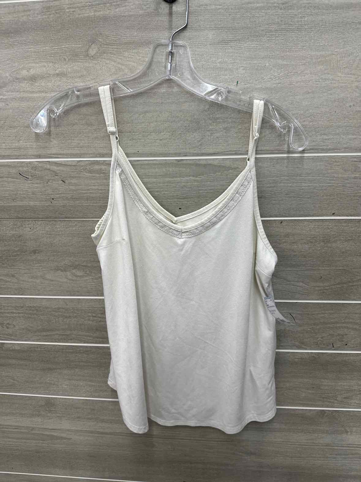 Shyanne Size M Cream Womens Tank Top