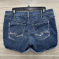 Silver Size 12/14 Blue Womens Shorts