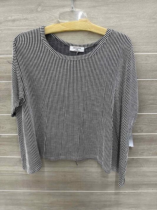 Zenana Black Womens Women Size XL Shirt