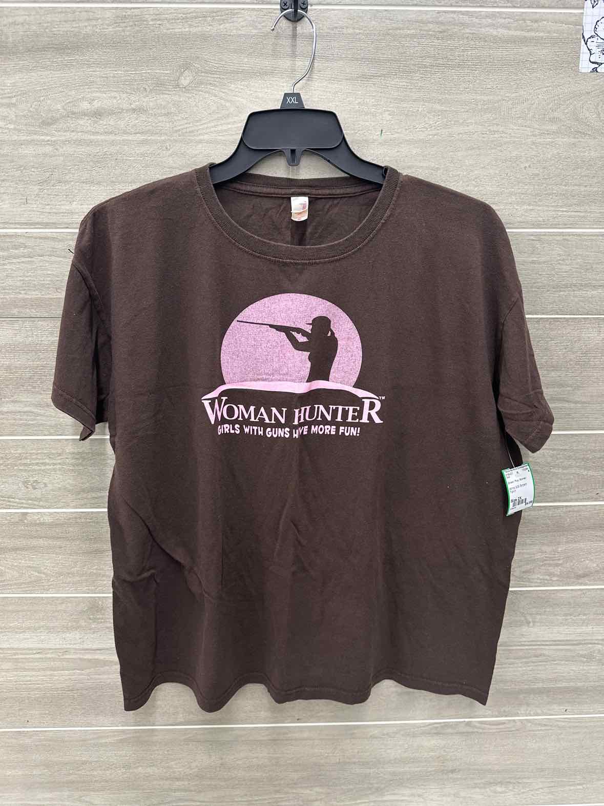 Size 2X Brown Plus Shirt