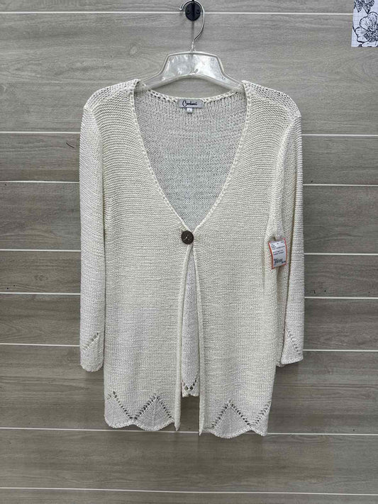 Carducci Cream Womens Women Size L Sweater