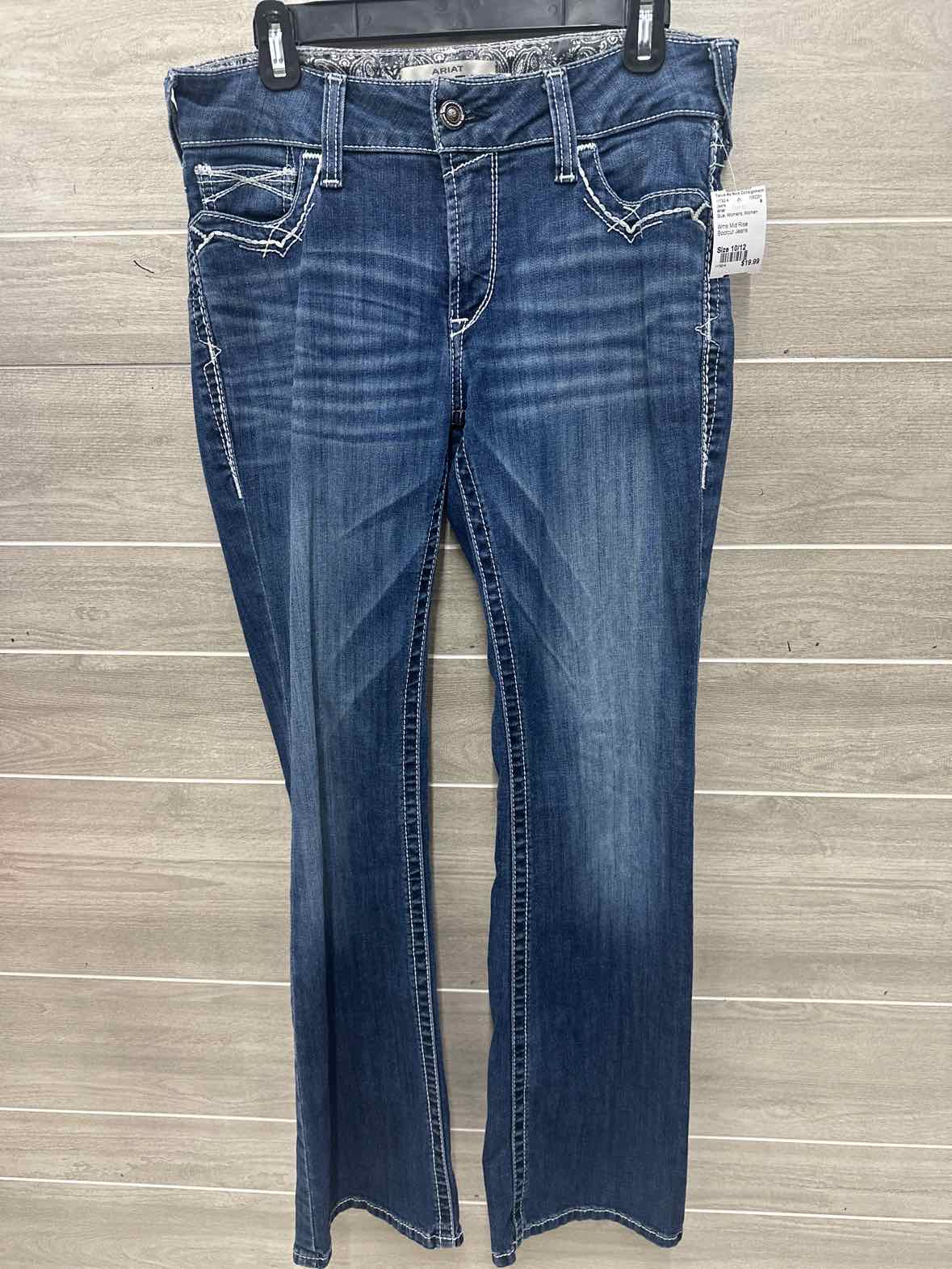 Ariat Size 10/12 Blue Womens Jeans