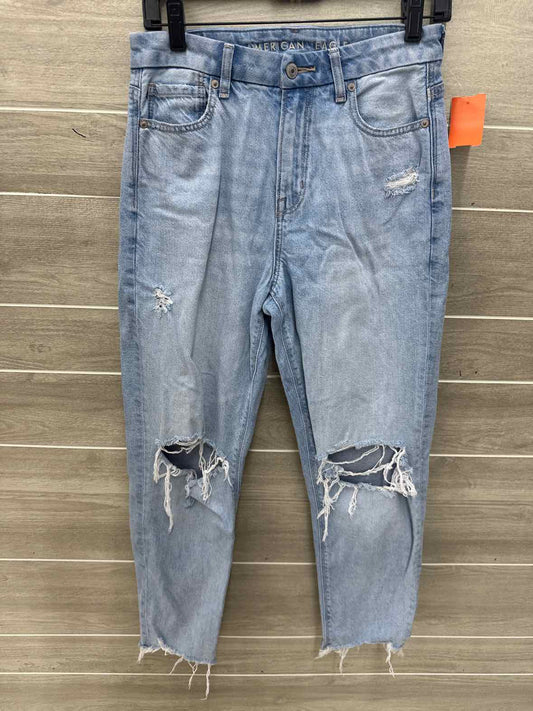 American Eagle Blue Womens Women Size 4 Short Jeans
