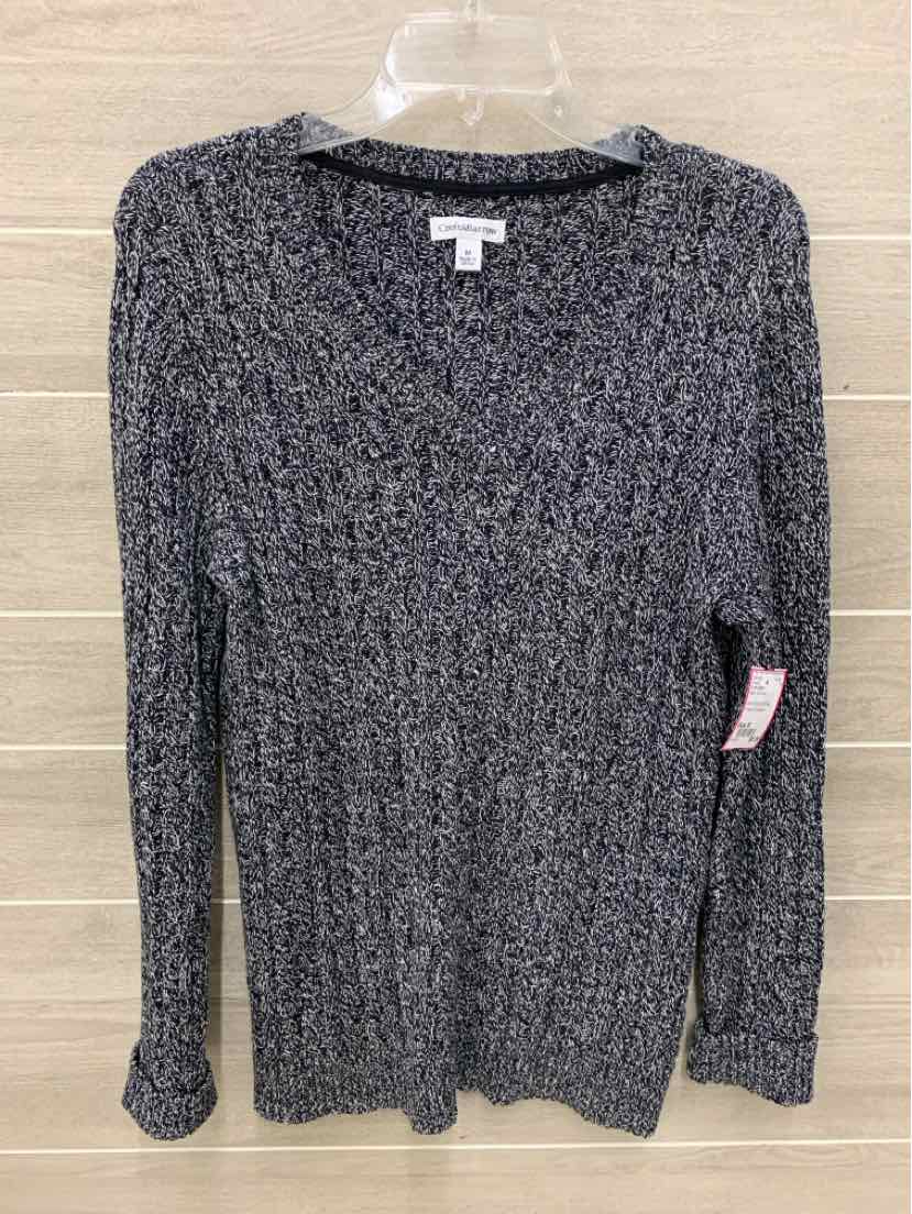Croft & Barrow Black Womens Size M Sweater