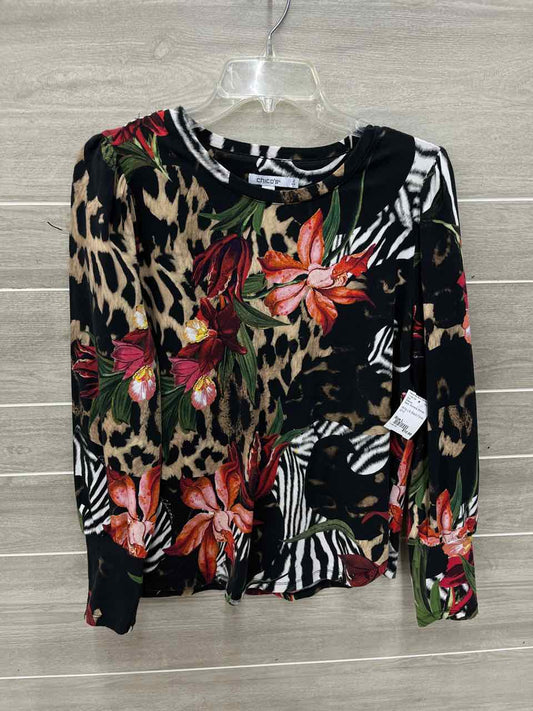 Chico's Black Womens Women Size L Shirt