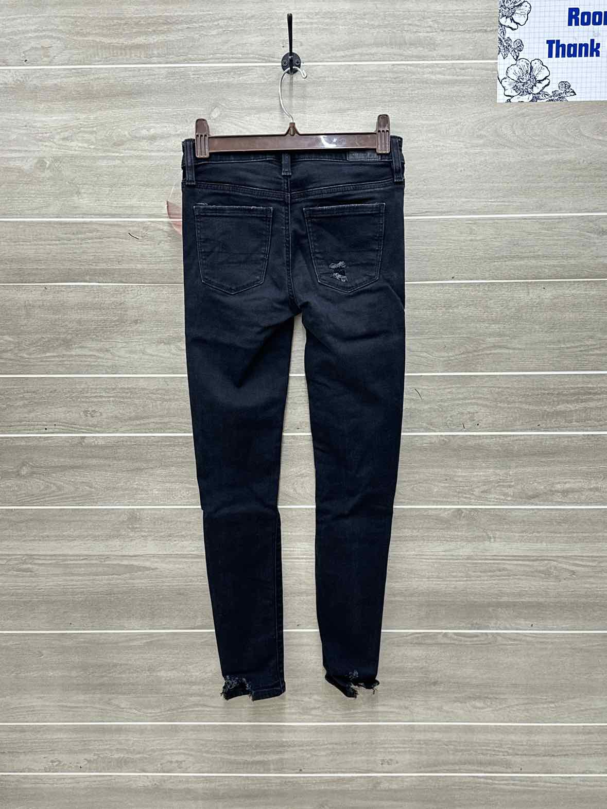 American Eagle Black Junior Women Size 00 Jeans