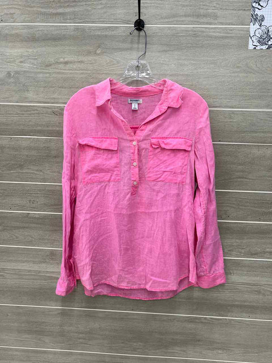 Old Navy Pink Womens Women Size Small Shirt