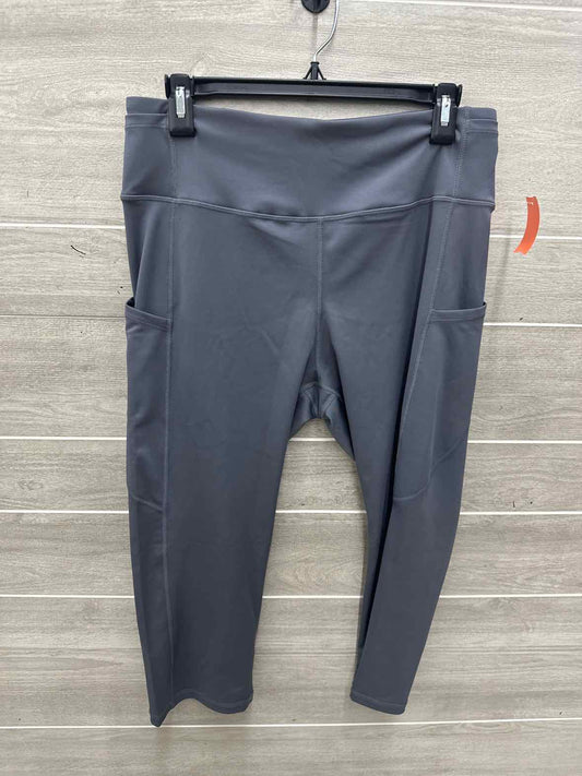 Yelete Size XL Gray Womens Leggings