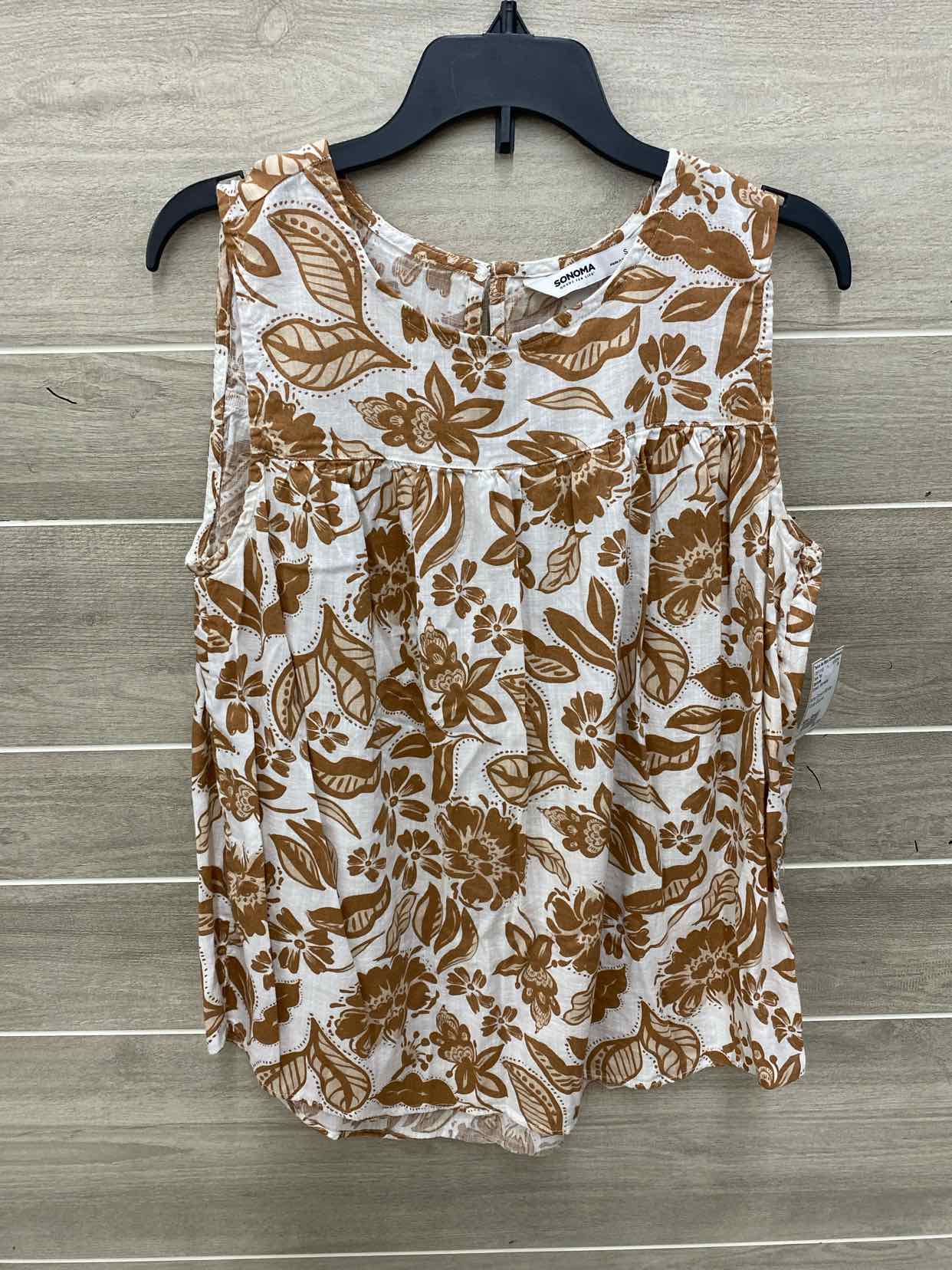 Sonoma Brown Womens Size Small Tank Top