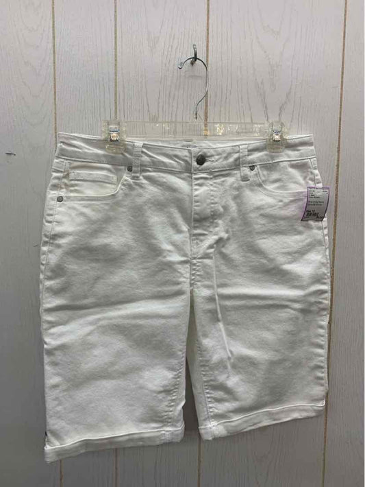 d. Jeans White Womens Size 12 Shorts