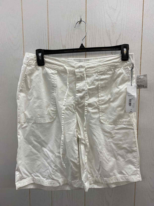 Liz Claiborne White Womens Size 10 Shorts