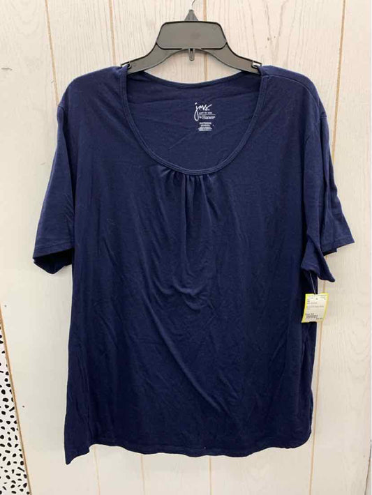 JMS Navy Womens Size 3X Shirt