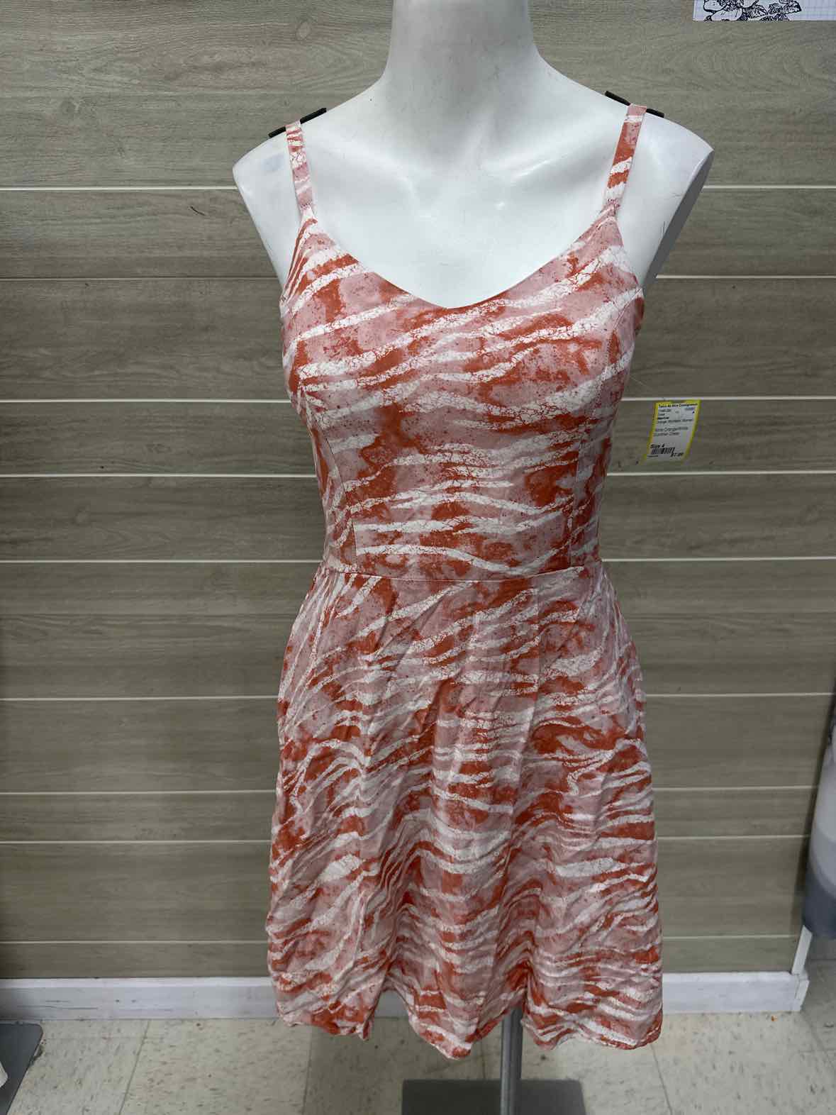 Maurices Size 4 Orange Womens Dress