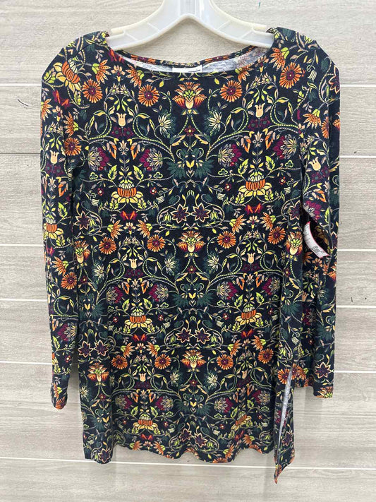 J Jill Size XS Petite Black Petite Shirt