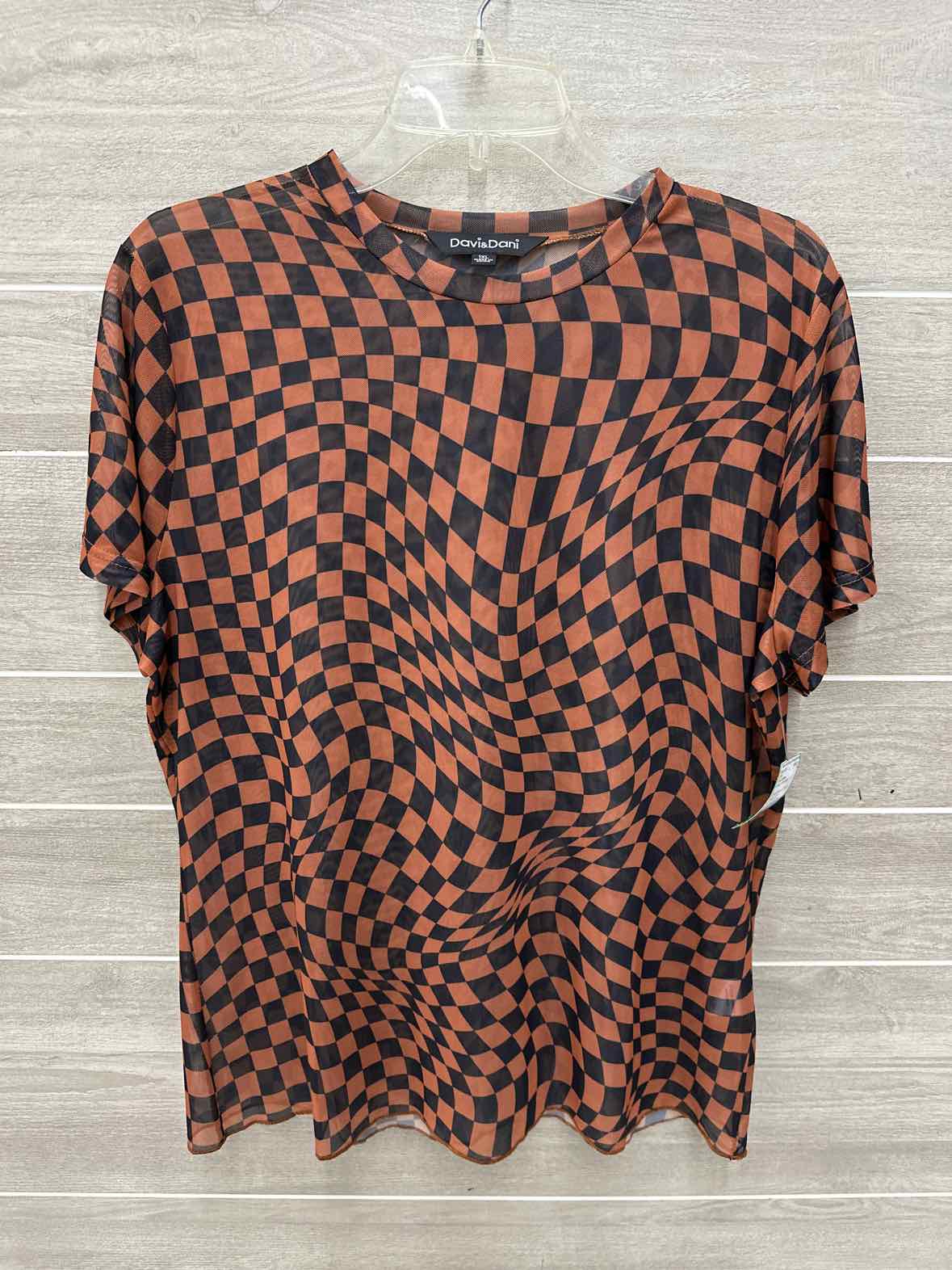 Davi & Dani Brown Womens Size XL Shirt