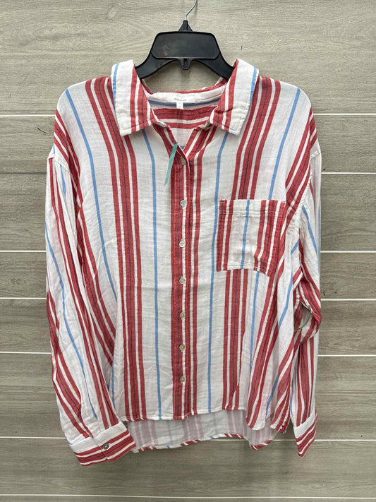 Maurices Size XL White Womens Shirt