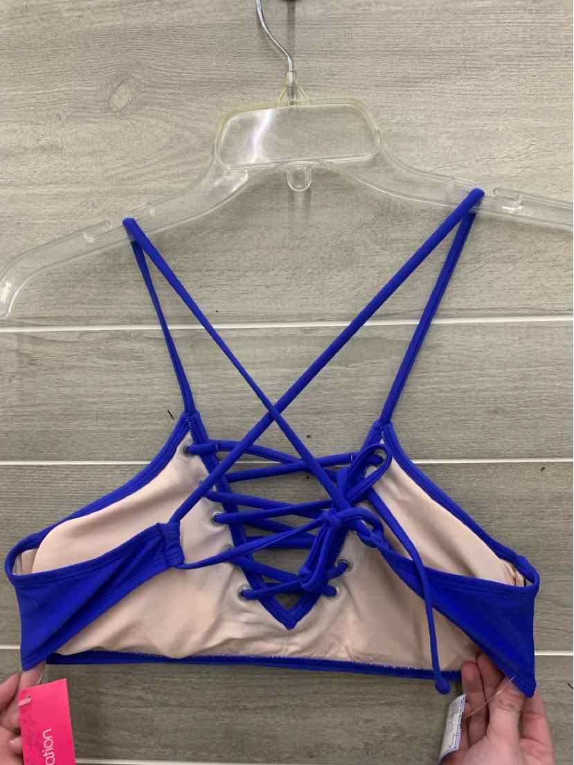Xhilaration Blue Womens Size L Swimsuit