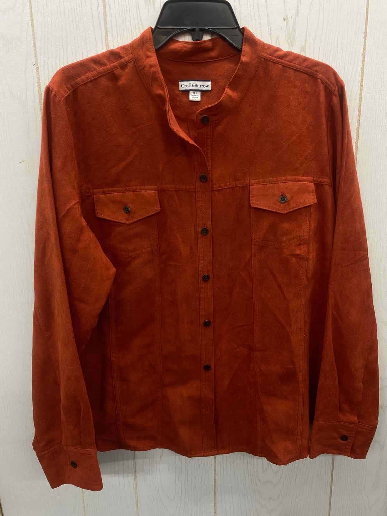 Croft & Barrow Orange Womens Size XL Shirt