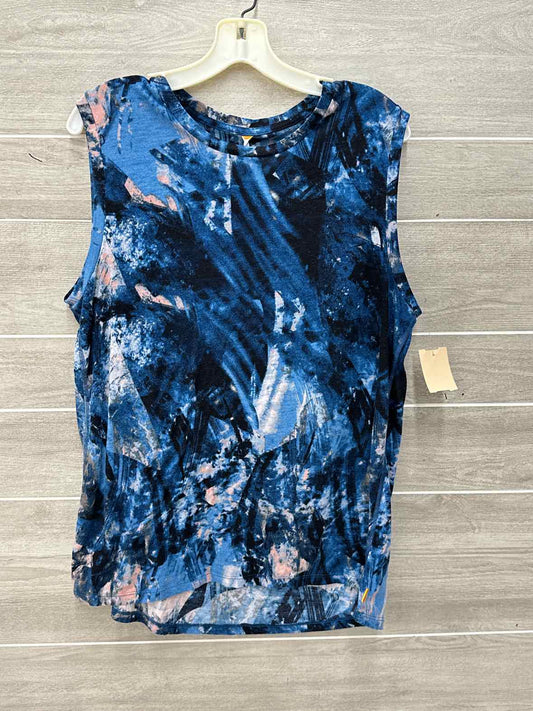LUCY Blue Womens Size XL Tank Top