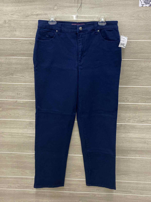 Gloria Vanderbilt Navy Womens Women Size 14 Short Jeans