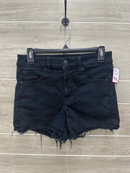 American Eagle Size 6 Black Womens Shorts
