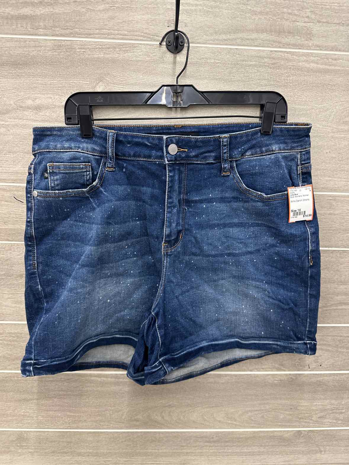 Judy Blue Blue Womens Women Size 1X Shorts