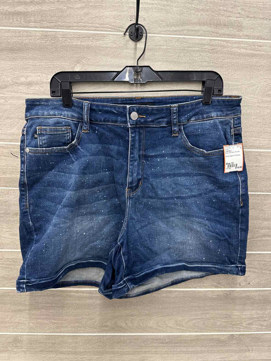 Judy Blue Blue Womens Women Size 1X Shorts