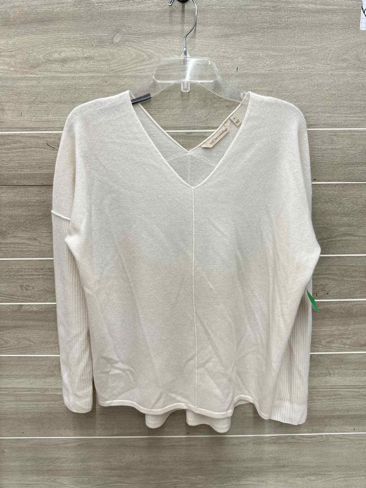Soft Sensations Size S Cream Womens Sweater