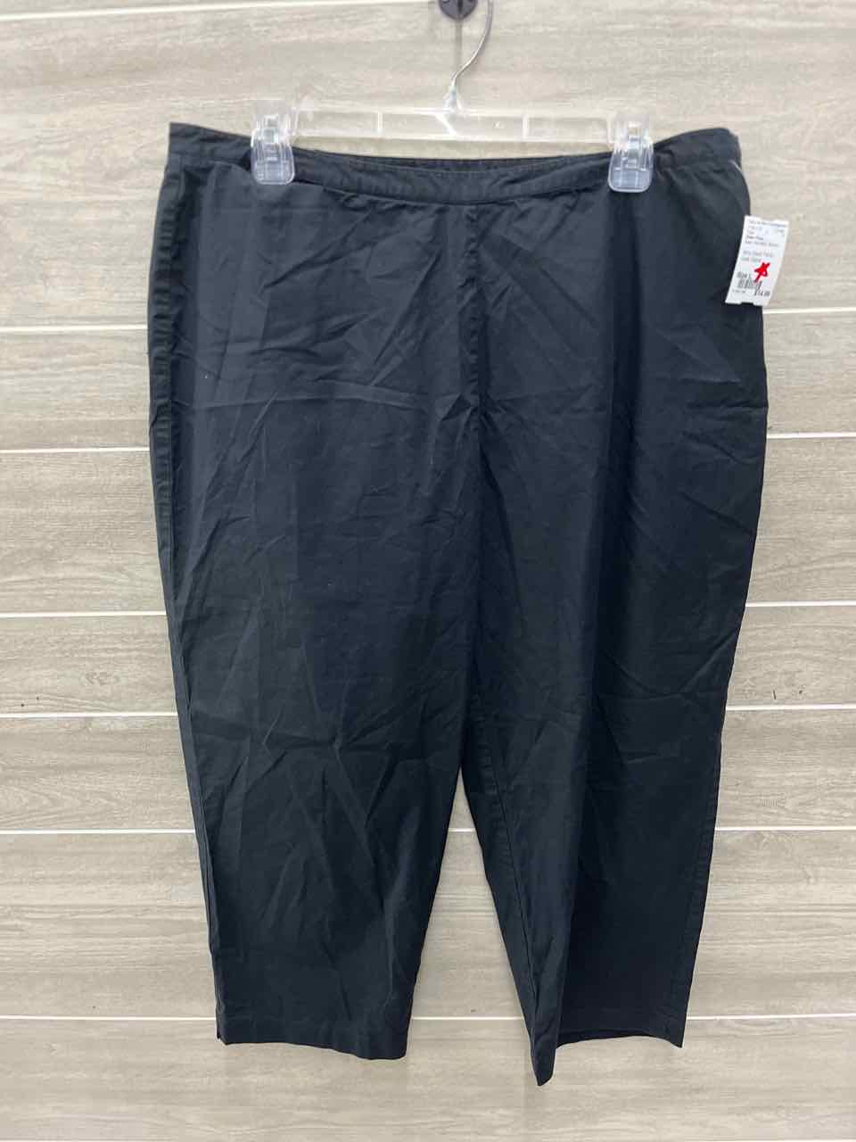 Eileen Fisher Size L Black Womens Pants