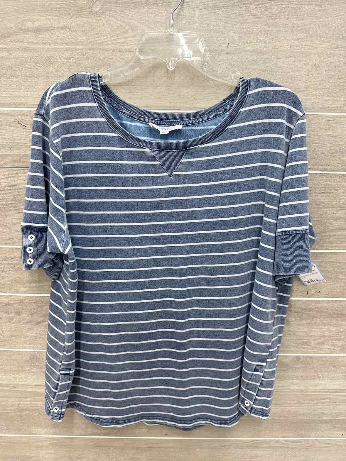 Jane & Delancey Size XL Blue Womens Shirt