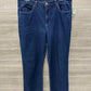 Basic Editions Size 14 Blue Womens Jeans