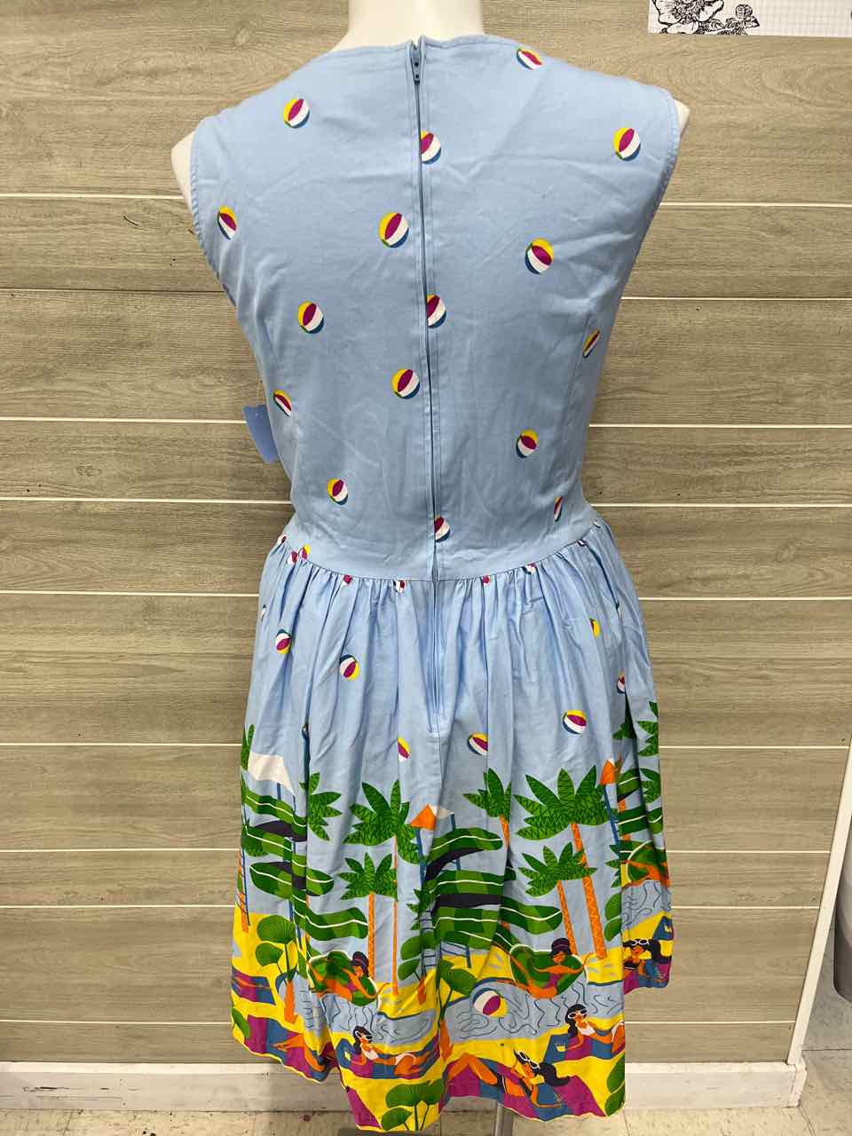 Size 22 Blue Plus Dress