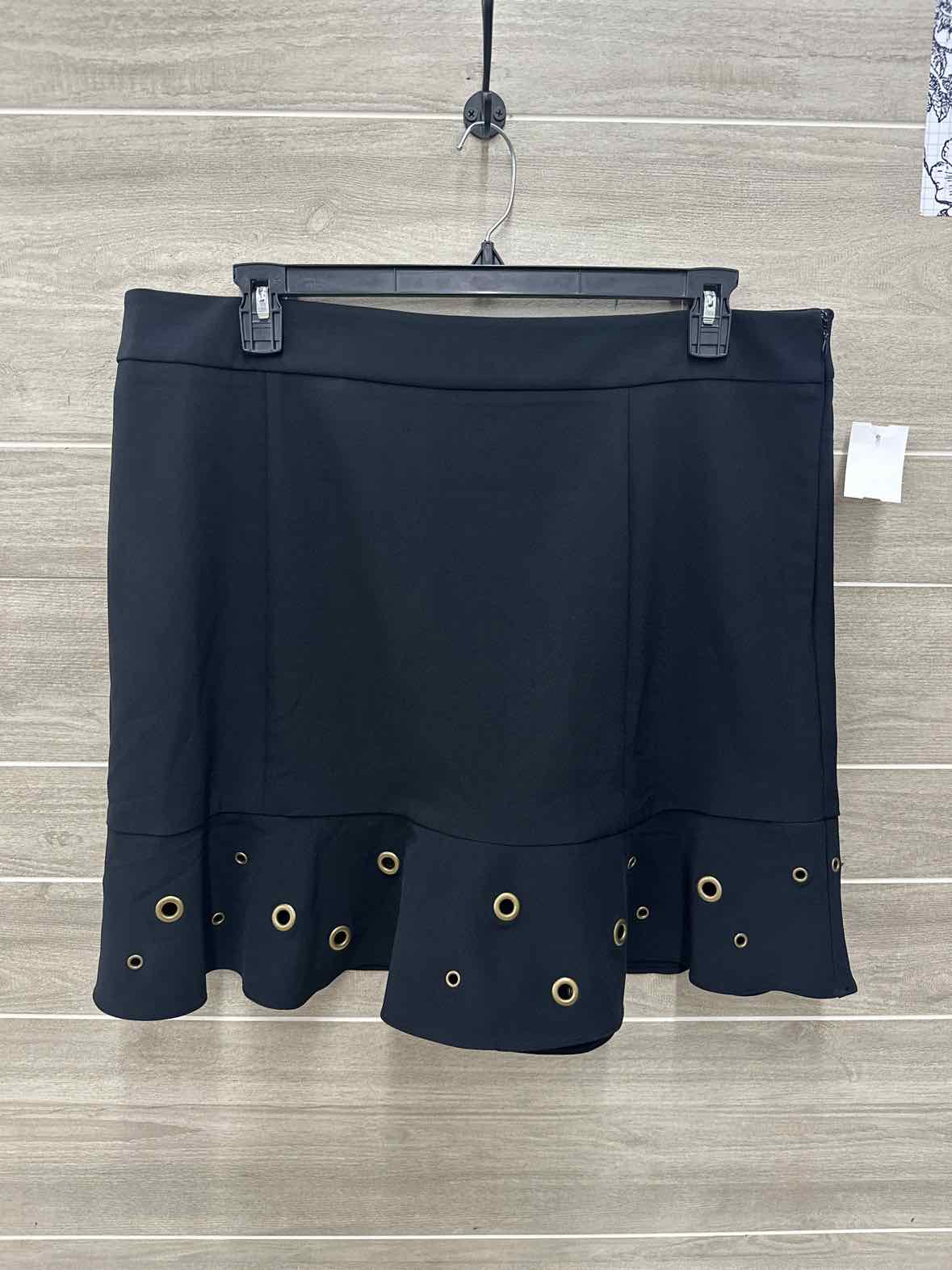 Worthington Size 18 Black Plus Skirt