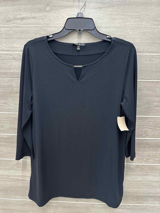 IMAN Size M/L Black Womens Shirt