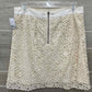 LOFT Size 6 Cream Womens Skirt