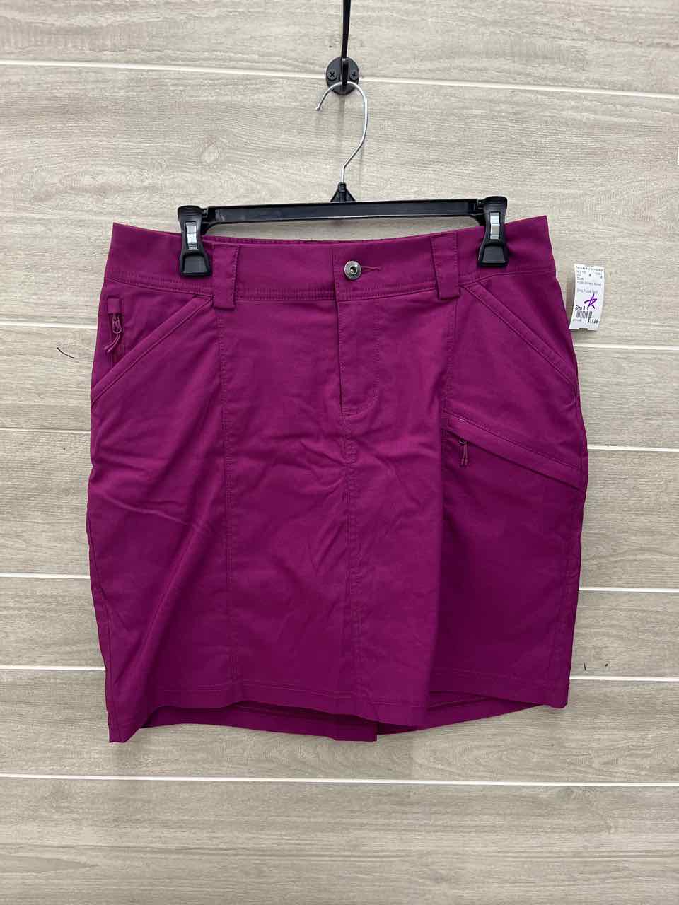 Duluth Size 8 Purple Womens Skirt