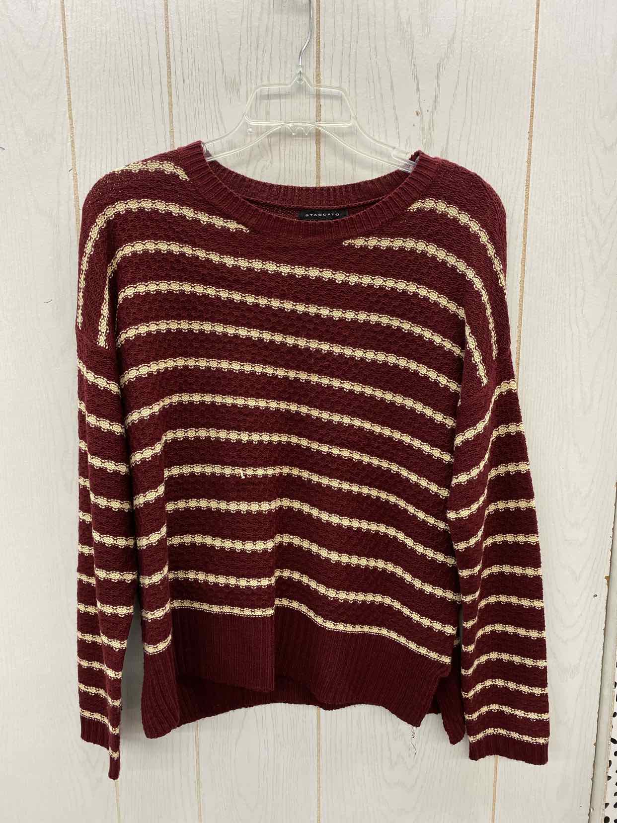 Staccato Burgundy Womens Size Small Sweater